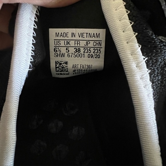 Womens Adidas NMD_R1 'Black Tape Logo' Shoes - Picture 6 of 6